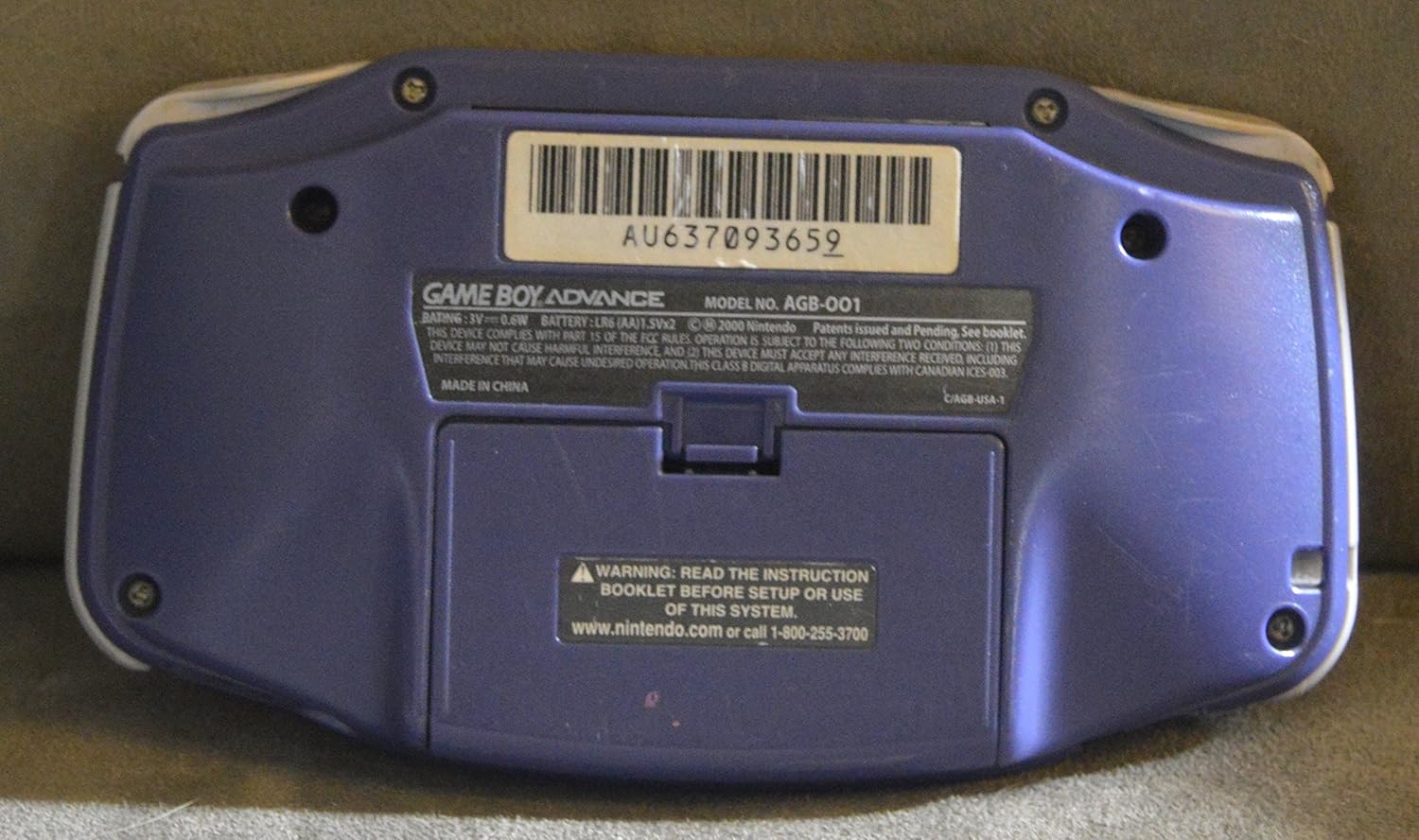 game boy advance console