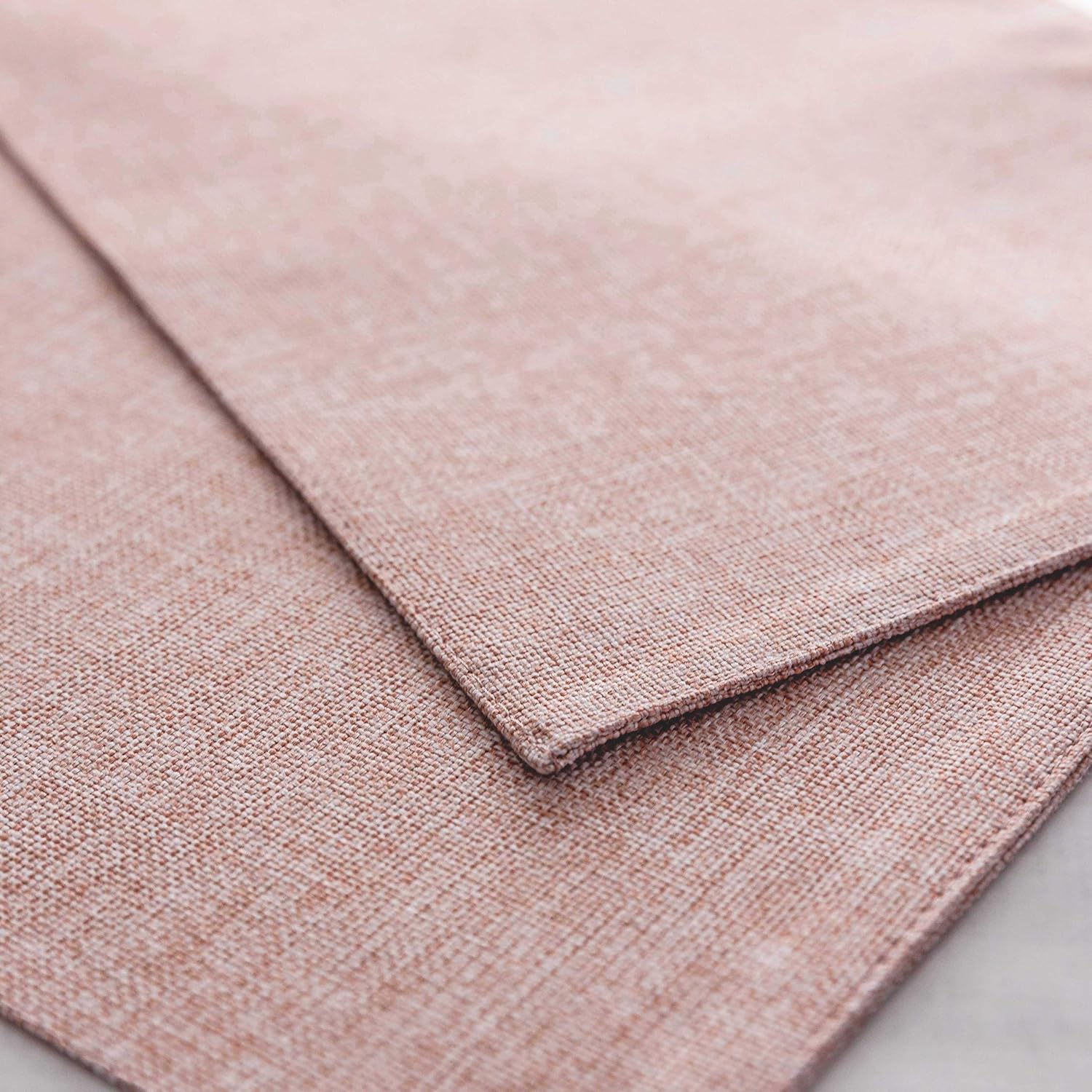 Home Brilliant Placemats Place Mat Pink Table Mats Set of 6 Non Slip Easy to Clean Machine Washable Place Mats for Dining Kitchen Restaurant Table, 13x19 inch: Home & Kitchen