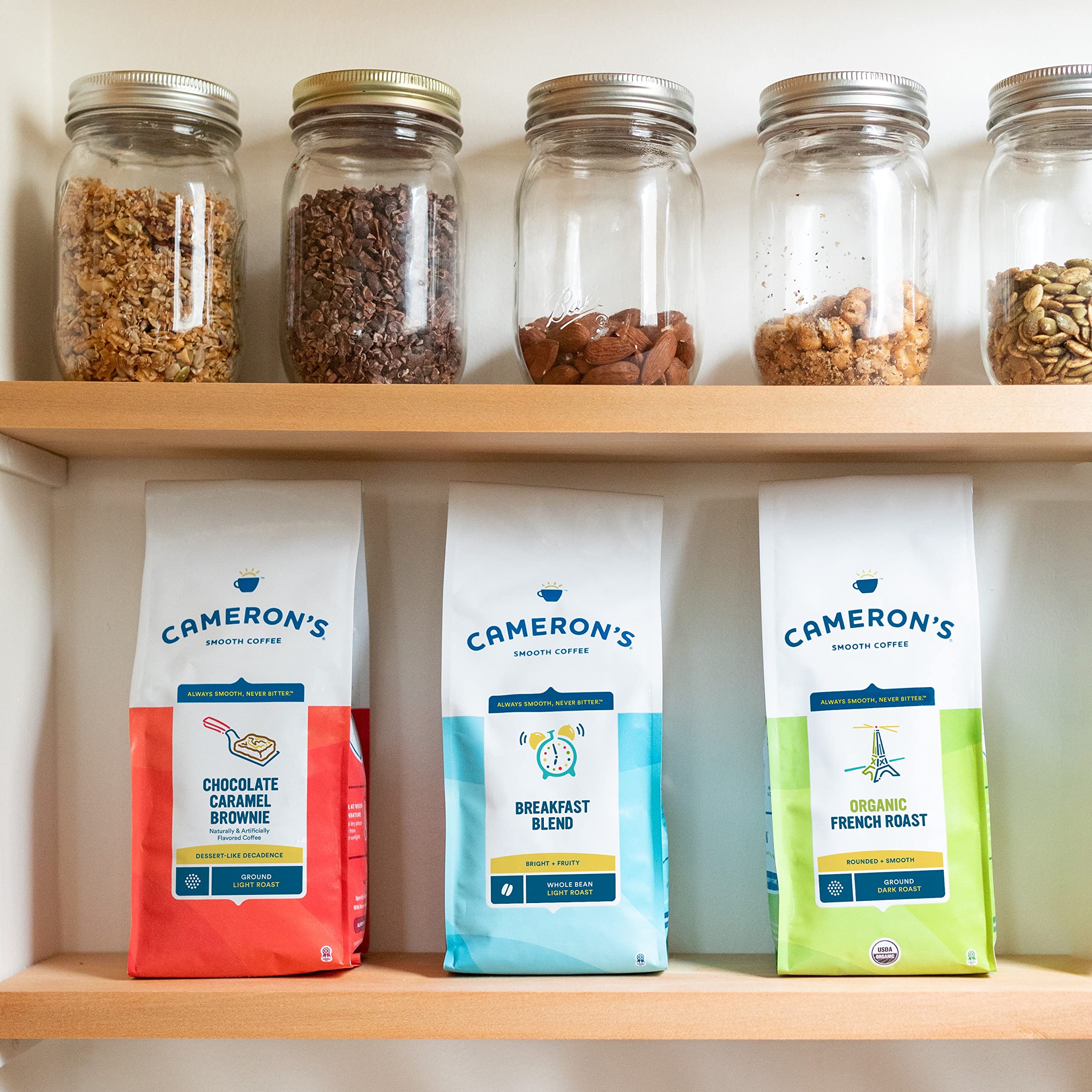 Cameron's Coffee Roasted Ground Coffee Bag, Jamaican Me Crazy, 32 Ounce