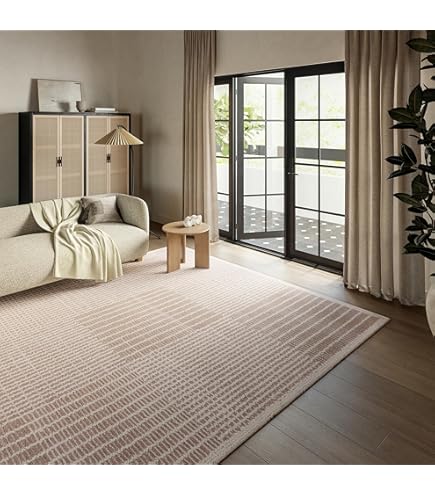 Amazon.com: Rugs USA Samba Textured Cotton-Blend Area Rug