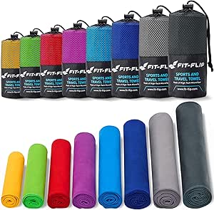 Fit-Flip Toalla Microfibra – en 11 Colores, 8 tamaños ...