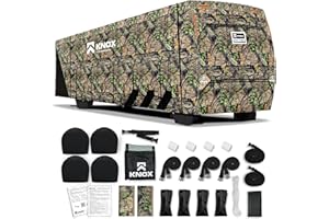 KNOX Housse camouflage de 3e génération pour camping-car de classe A, tissu Oxford 600D anti-déchirure, pour camping-car de c