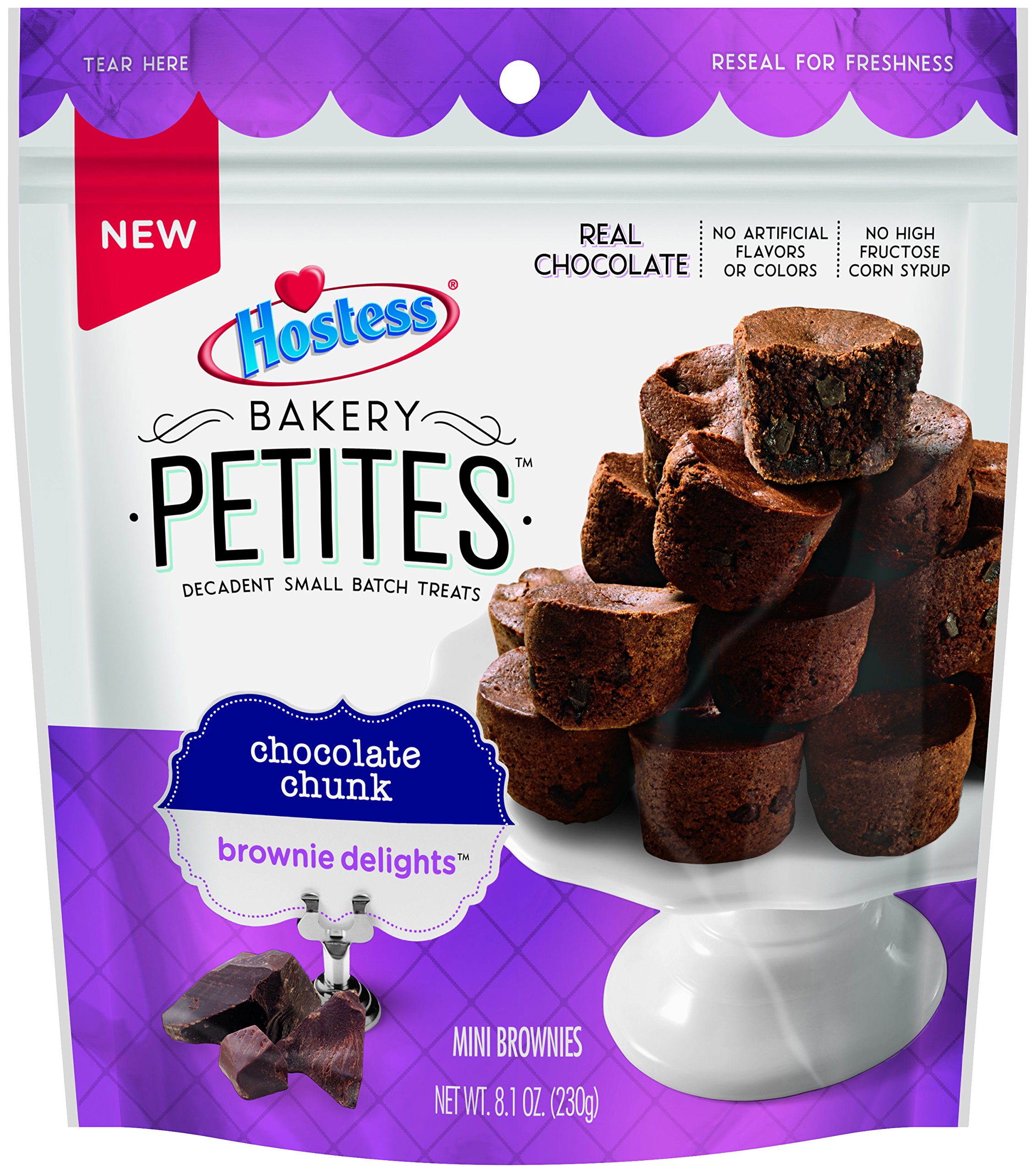 Hostess Bakery Petites Crispi Thins, Chocolate Brownie, 6.0 Ounce Grocery