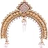 Gold Plated Jhumki Hair Pin With Chain For Women - Traditional Indian Hair Accessory (SM34FL)