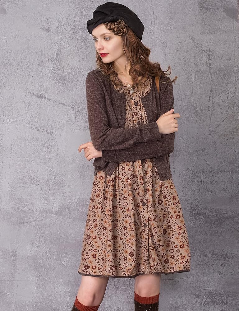 dress and cardigan set womens