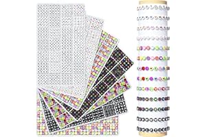 ARTDOT 7 Cases Assorted Letter Beads for Friendship Bracelets Making Kit, 9800 Pieces Pre-Sorted Jewelry Making Supplies Alphabet Beads with Organizer Crafts Gifts