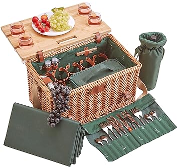 Les Jardins de la Comtesse - Cesta de Picnic Saint Honoré Verde ...