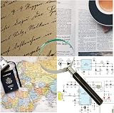 TechAffect Real Glass Magnifying Glass 75mm Reading Magnifier view 7