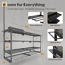 Spampur Power Tool Organizer, Quick Assembly & Max