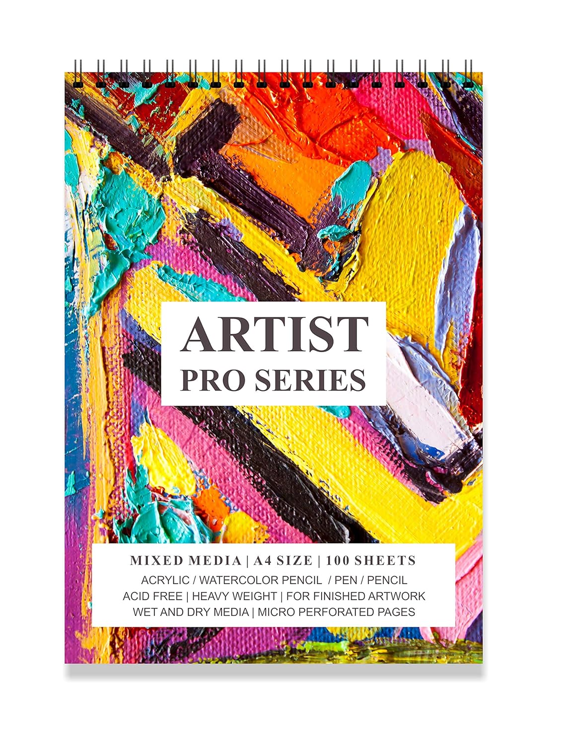 PRINTELLIGENT Artists Sketch Book Drawing Book (100 Sheets