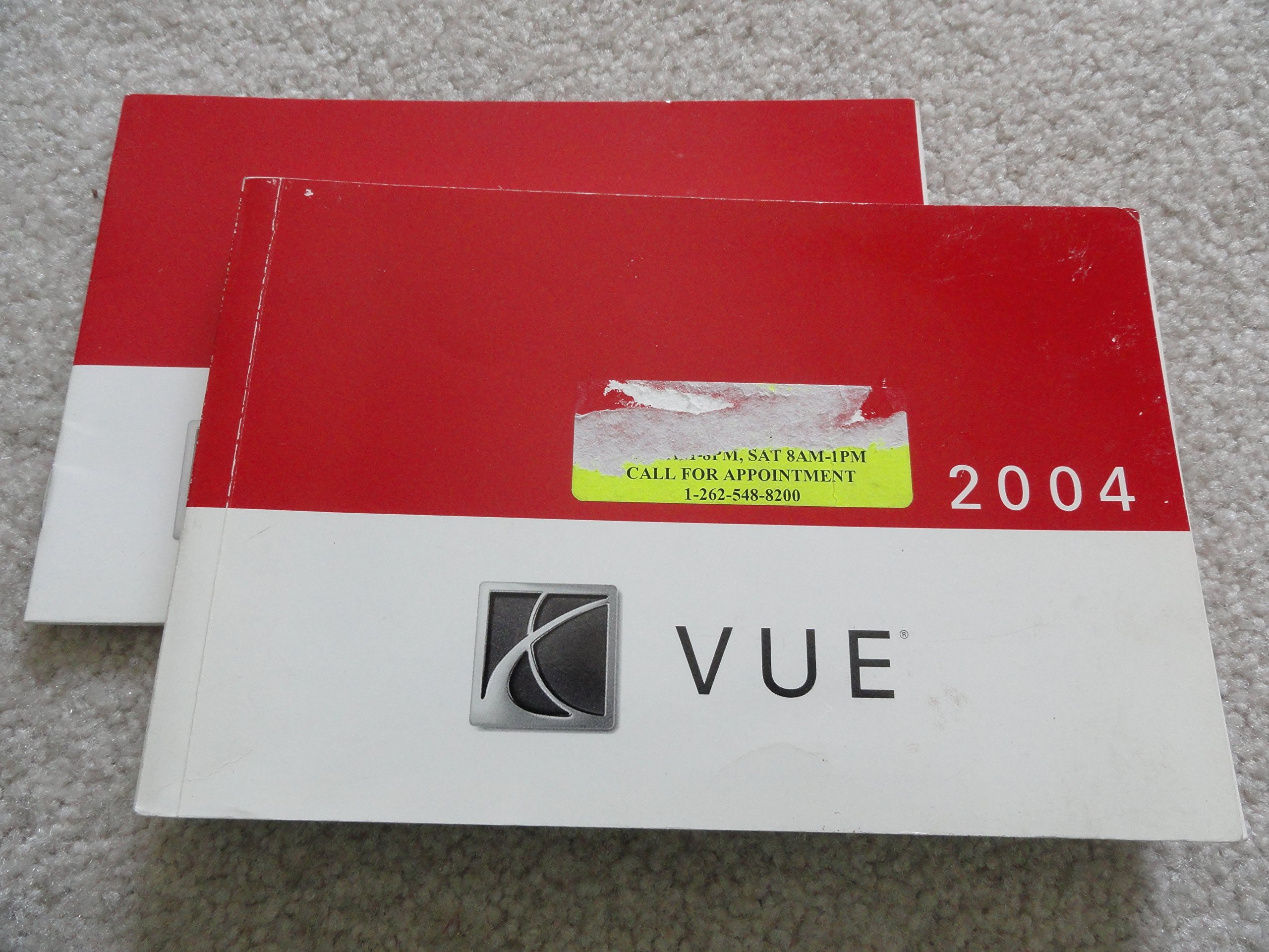 2004 Saturn Vue Owners Manual Paperback – 2004