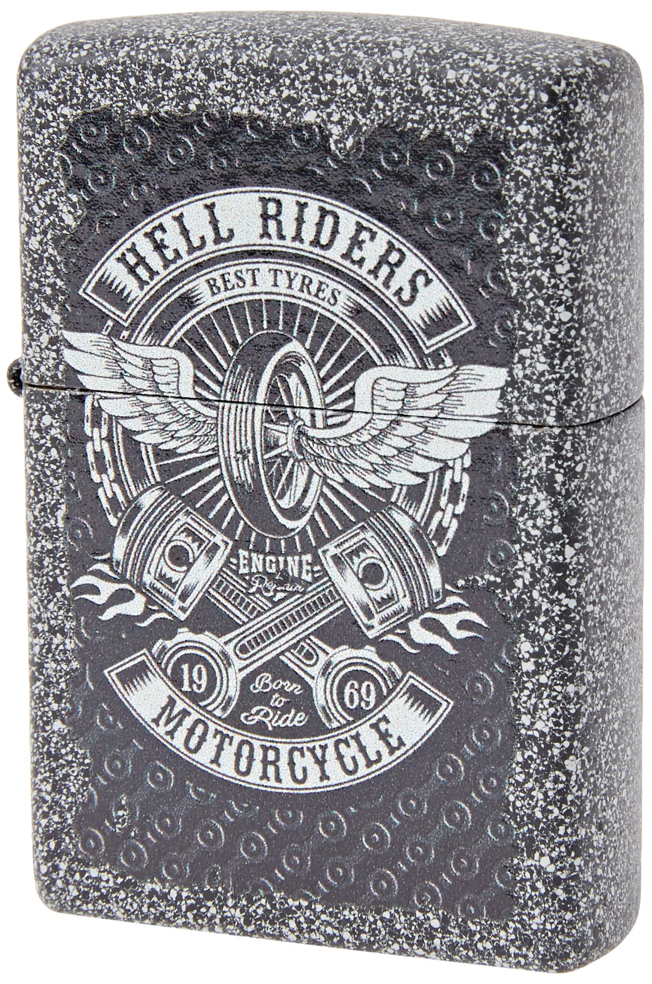Zippo TIRE Wings Pistons DESIGN-211-Zippo Collection 2019-60004102, Iron Stone, smal