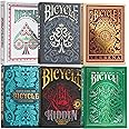 Bicycle Collector's Edition: 6-Deck Bundle Featuring Jacquard, Sea King, Hidden, Cinder, Verbena and Cold Foil Prismatic Deck