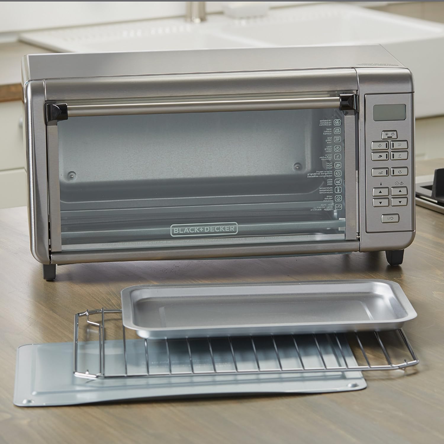 BLACK+DECKER TO3290XSD TO3290XSBD Toaster Oven 8Slice Stainless Steel