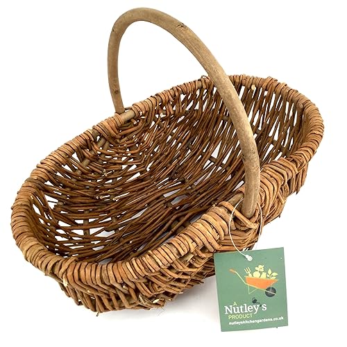 Nutley's Rustic Large Willow Vegetable Trug Basket Amazon.co.uk