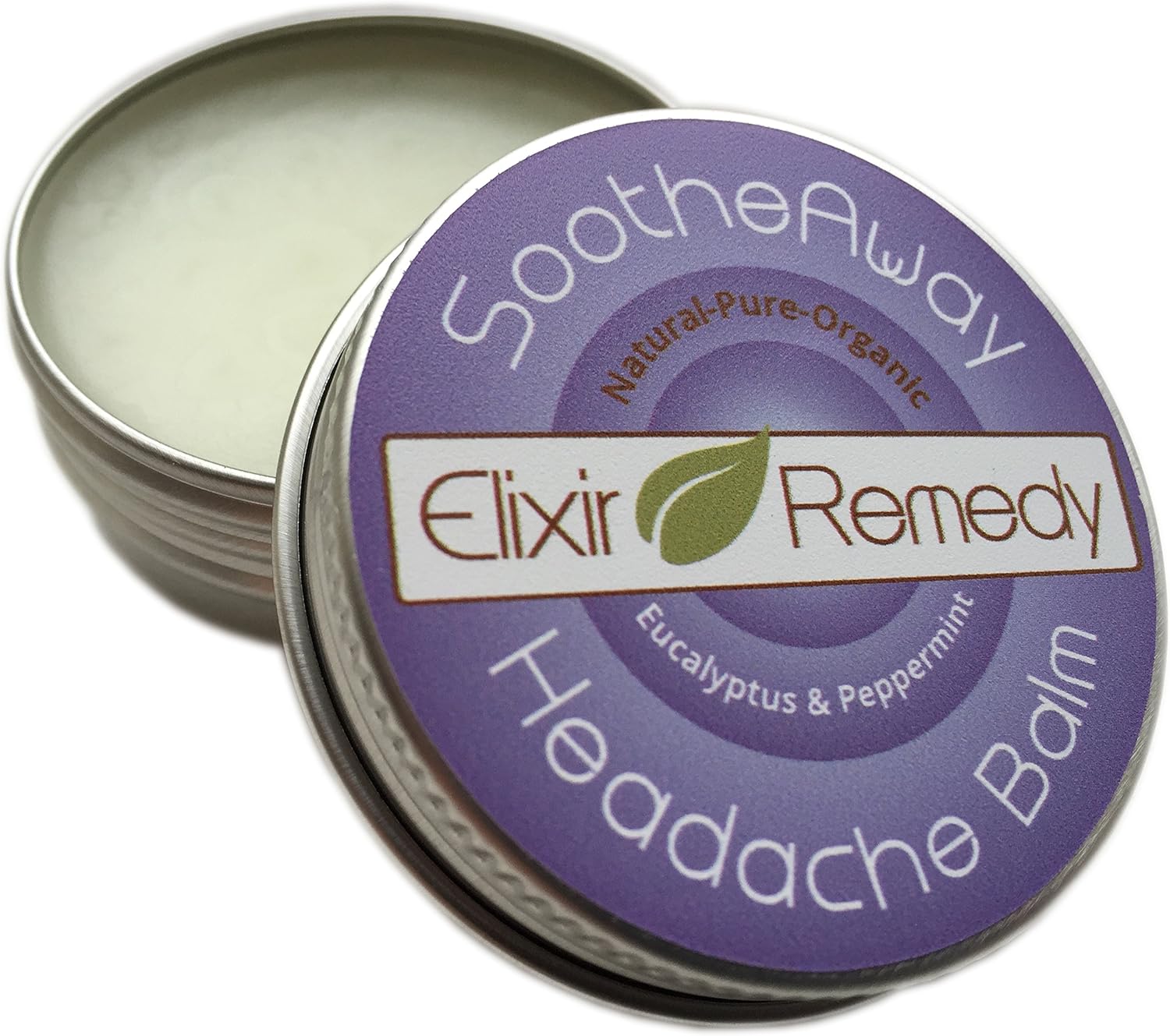 Handmade Organic Headache Balm 'Soothe Away' 30g Natural Calming