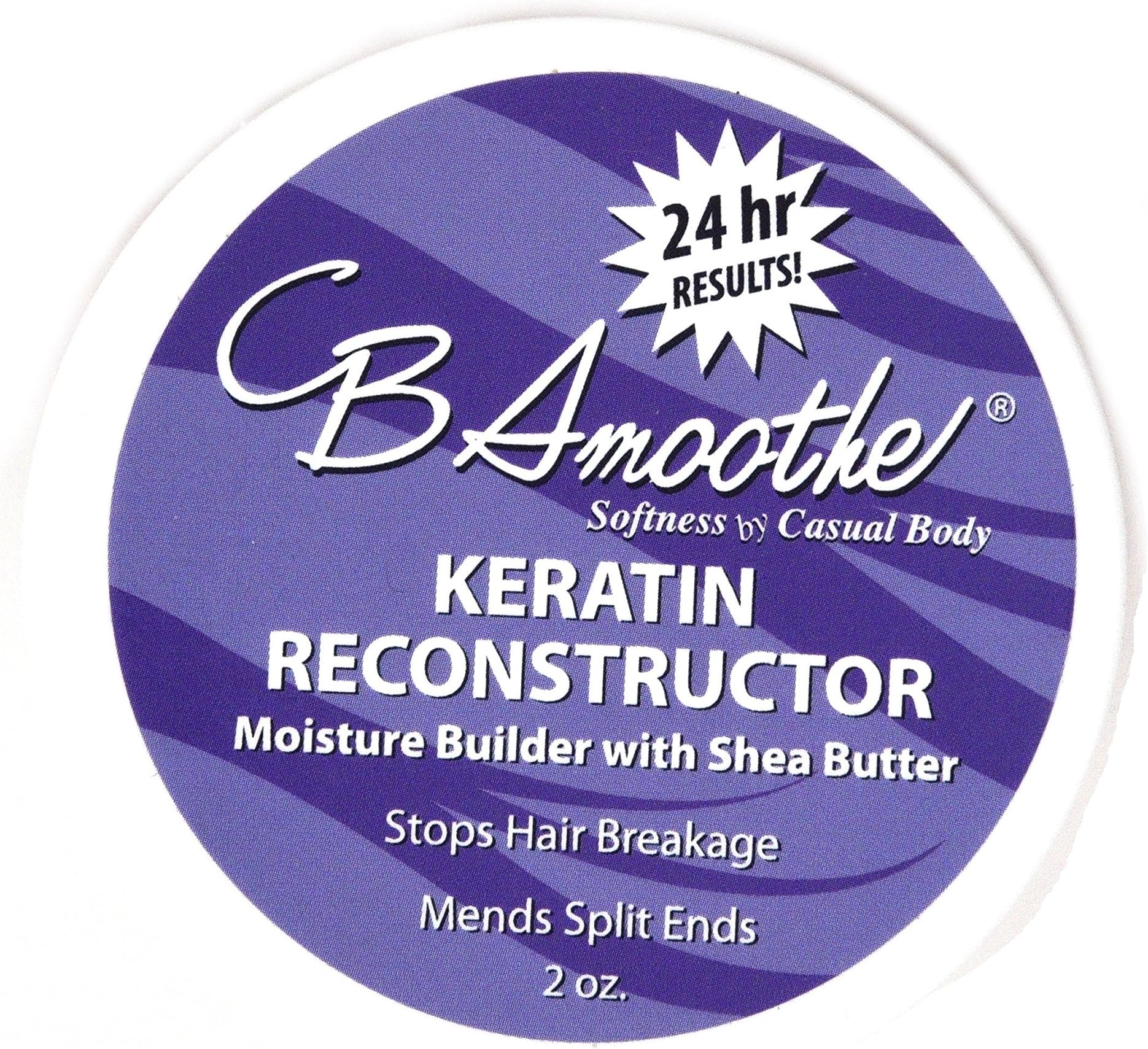 CB Smoothe Keratin Reconstructor Moisture Builder with Shea Butter 2 oz