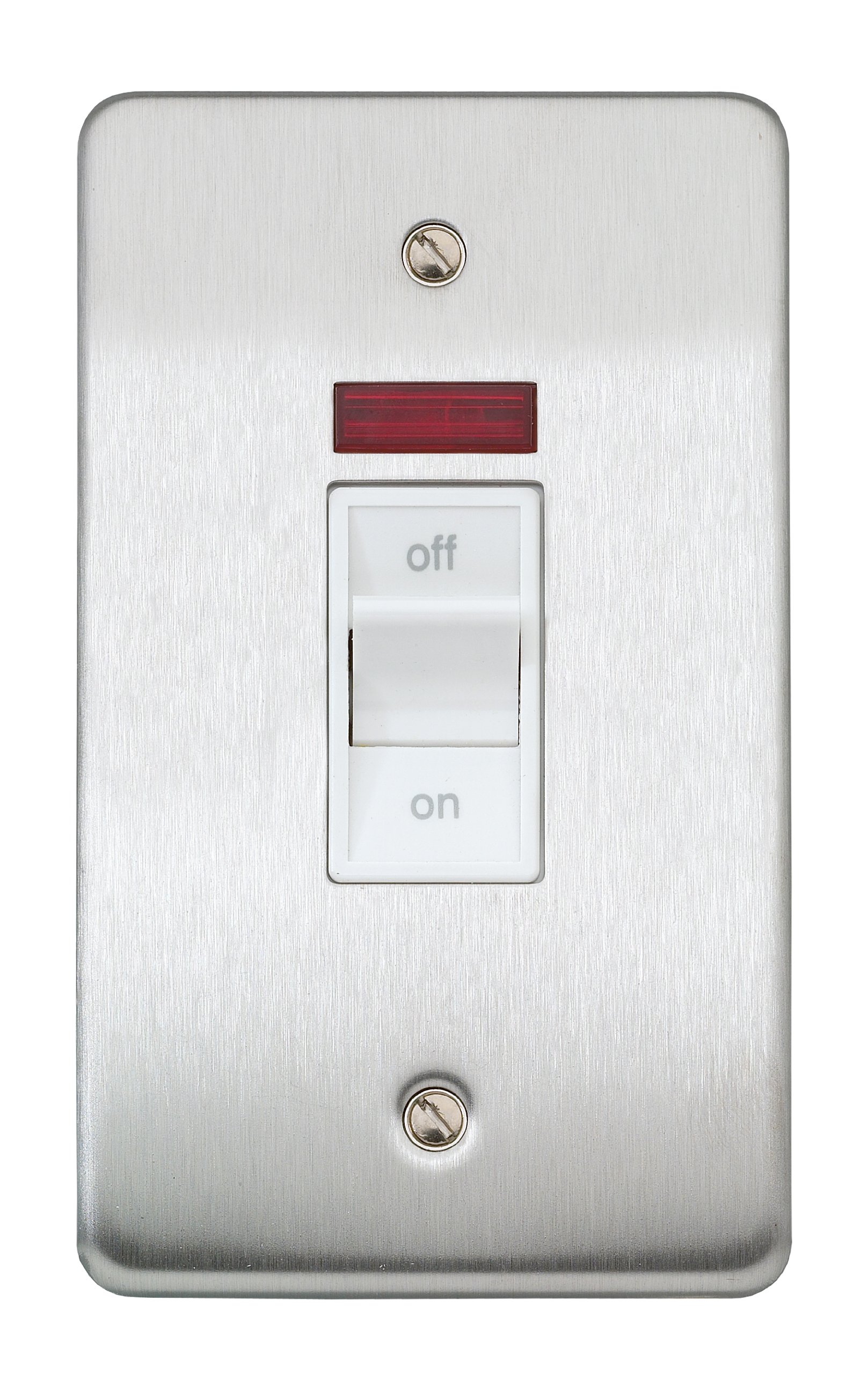 MK Albany Plus K5114BSS 32A TP&N Switch Neon