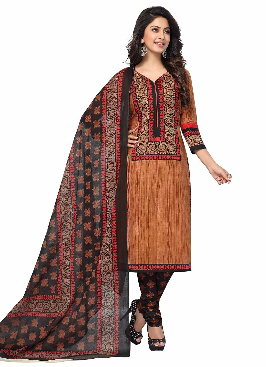 miraan women's cotton dress material