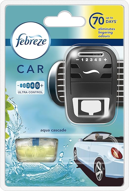 Febreze Car Air Freshener Starter Kit Aqua Cascade 7 ml Amazon.co.uk