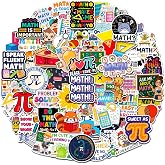 200 PCS Math Classroom Stickers Bulk, Mathematics Educational Decals | Waterproof Vinyl, For Water Bottles Laptops Notebooks, Gifts for Teachers Students Kids Teens