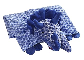 My Pillow Pets The Original Dinosaur Blanket Blue Amazon Co Uk