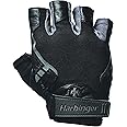 Harbinger Pro Non-Wristwrap Weightlifting Gloves with Vented Cushioned Leather Palm (Pair)