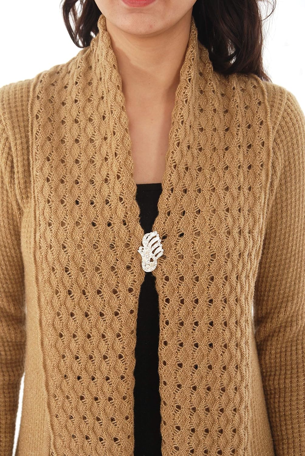 freundin&reg; free size girl's woollen cardigan shrug cs-6 german design