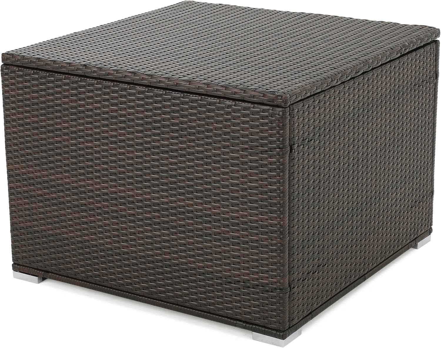 Christopher Knight Home Santa Rosa Wicker Storage Box, Multibrown : Garden & Outdoor