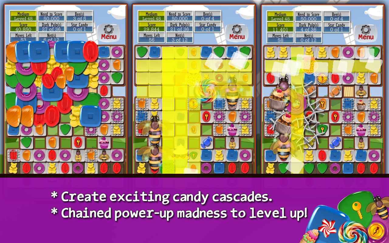 Sugar Drops - Match three puzzle - Thumbnail 5