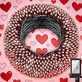 WUXYIYANG 1500 LED 470FT Red Valentine Lights, 12 Pro Modes and Timer Memory & Dimmable, Plug in Indoor Valentine Room Light for for Xmas Bedroom Yard Tree Wedding Party Outdoor Waterproof Decor (Red)