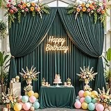 10ftx10ft Wrinkle Free Hunter Green Backdrop