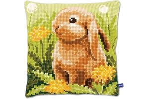 Vervaco Little Hare Pillow Cover Needlepoint Kit