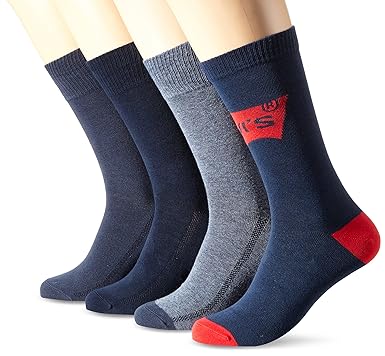 Levi's Herren Socken Levis Aw18 Giftbox Regular Cut 4p 4er Pack