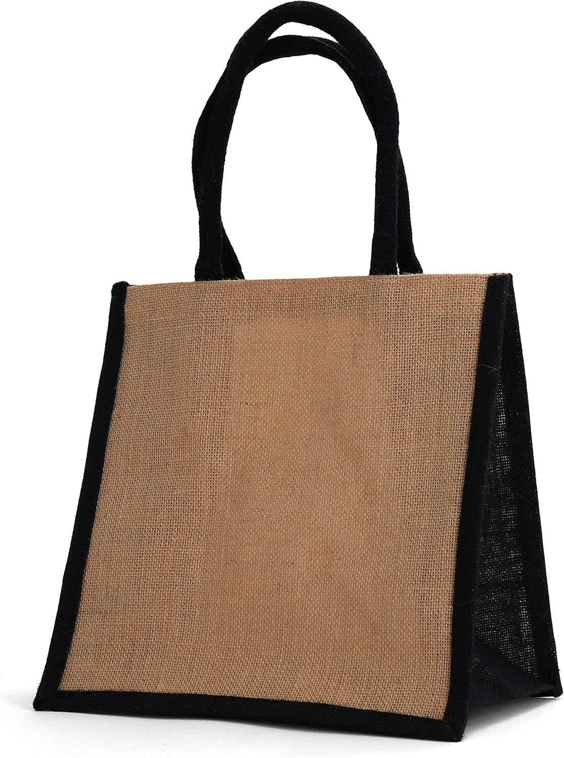 Jute Burlap Tote Bags Natural Burlap Bags with Cotton
