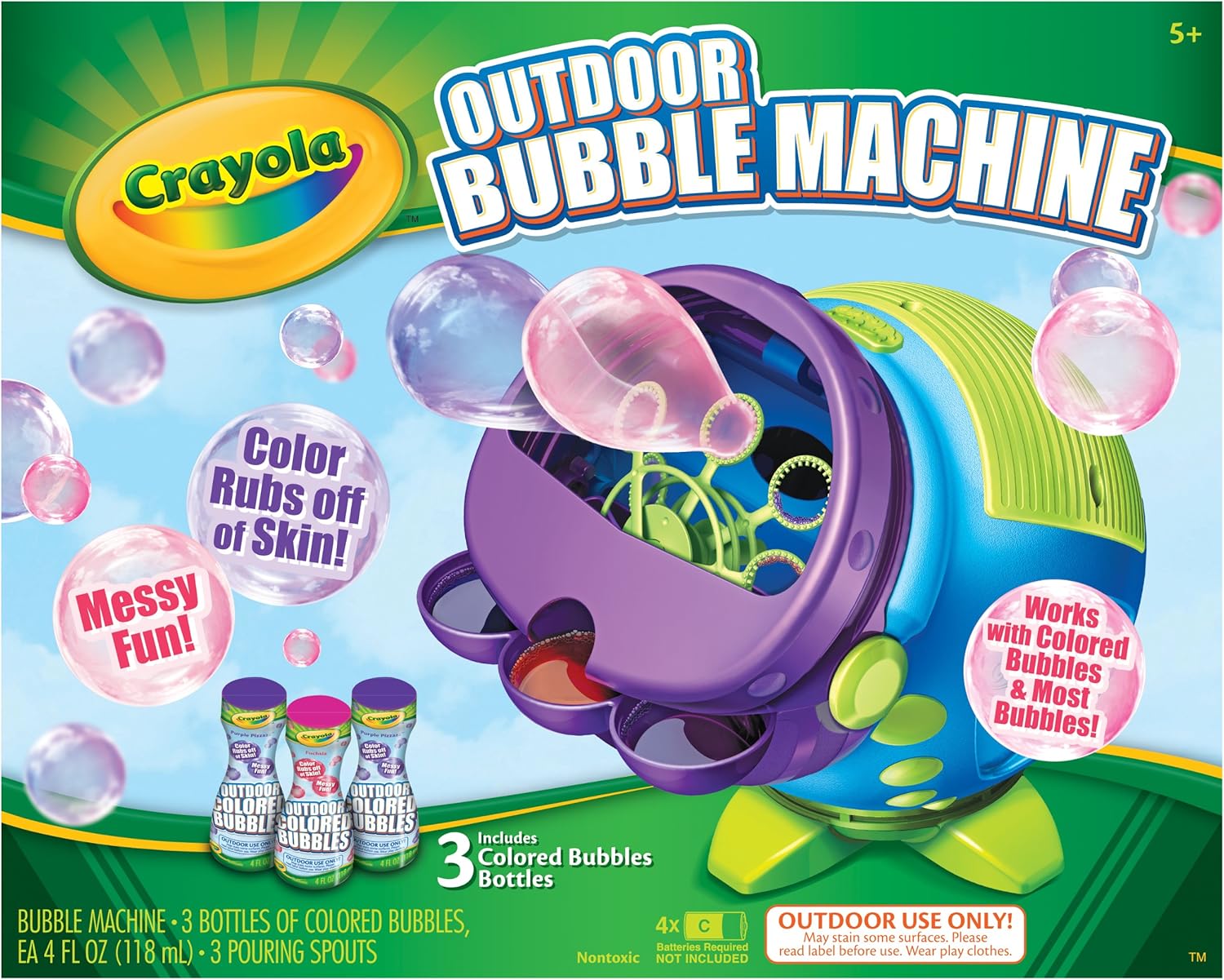 Crayola Colored Bubbles Machine, Bubbles Amazon Canada