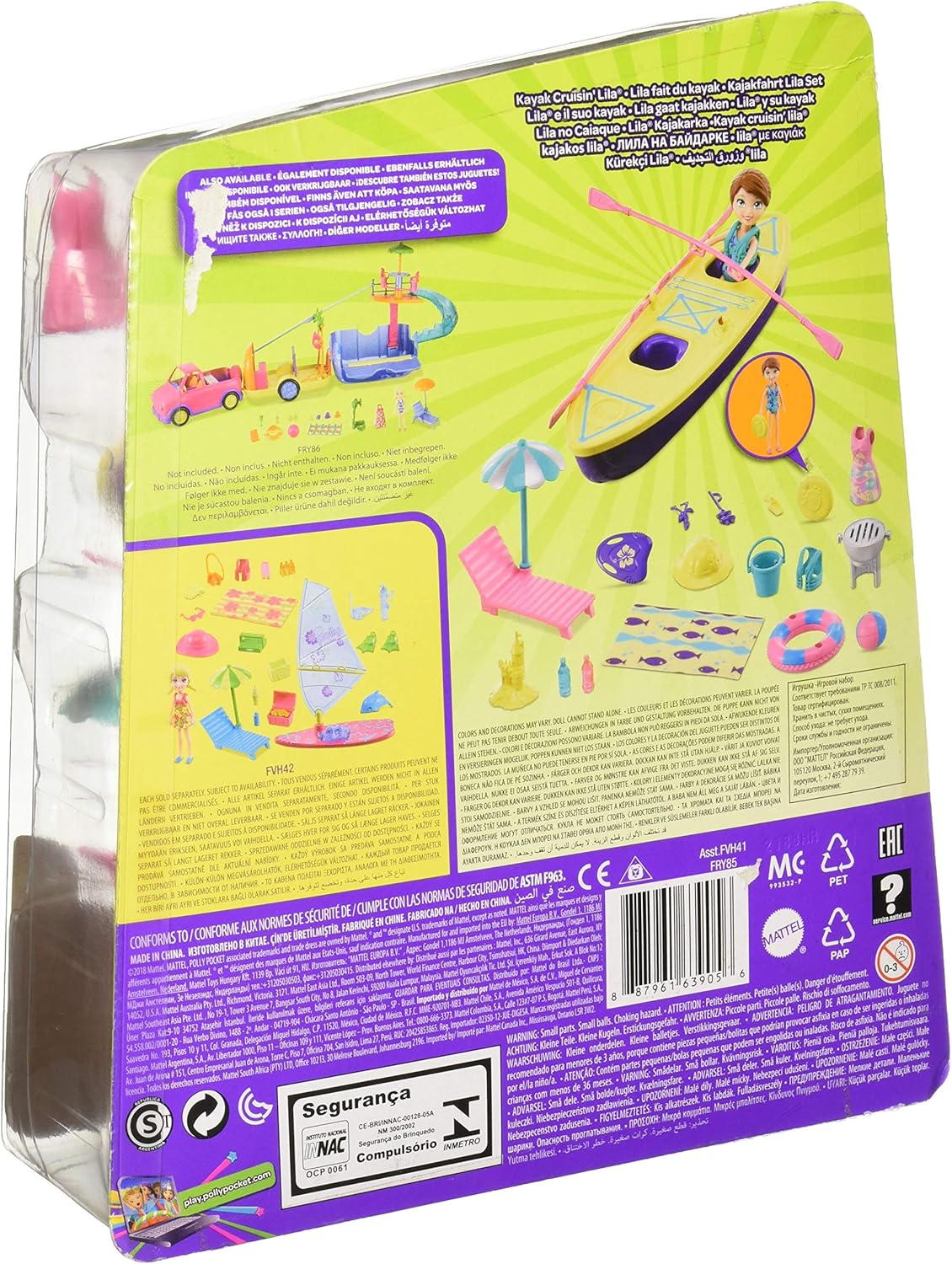 polly pocket kayak