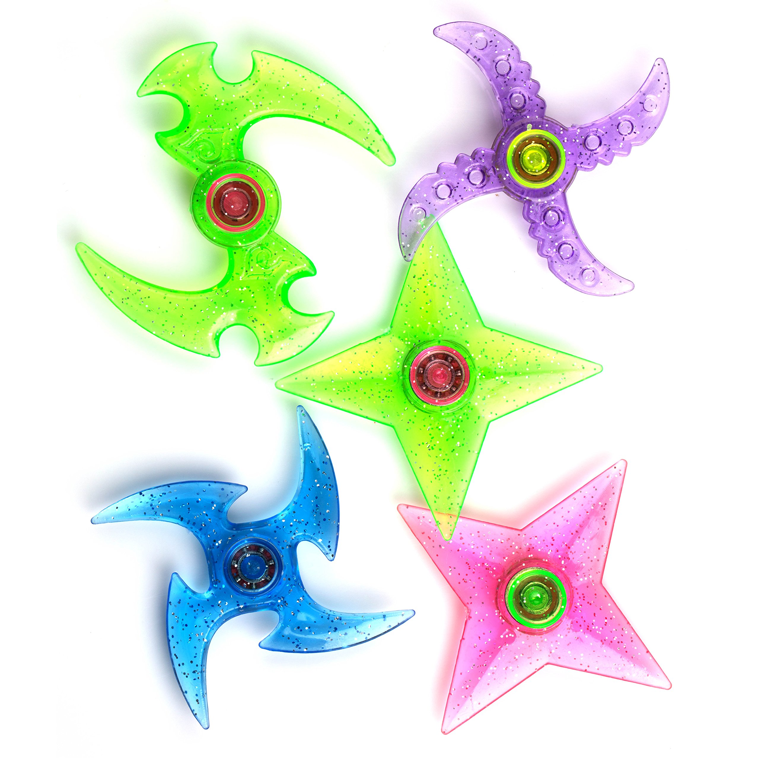 Mini Finger Gyro Fidget Spiral Twister Toys Party Pack (20 Pieces) by Lugumy