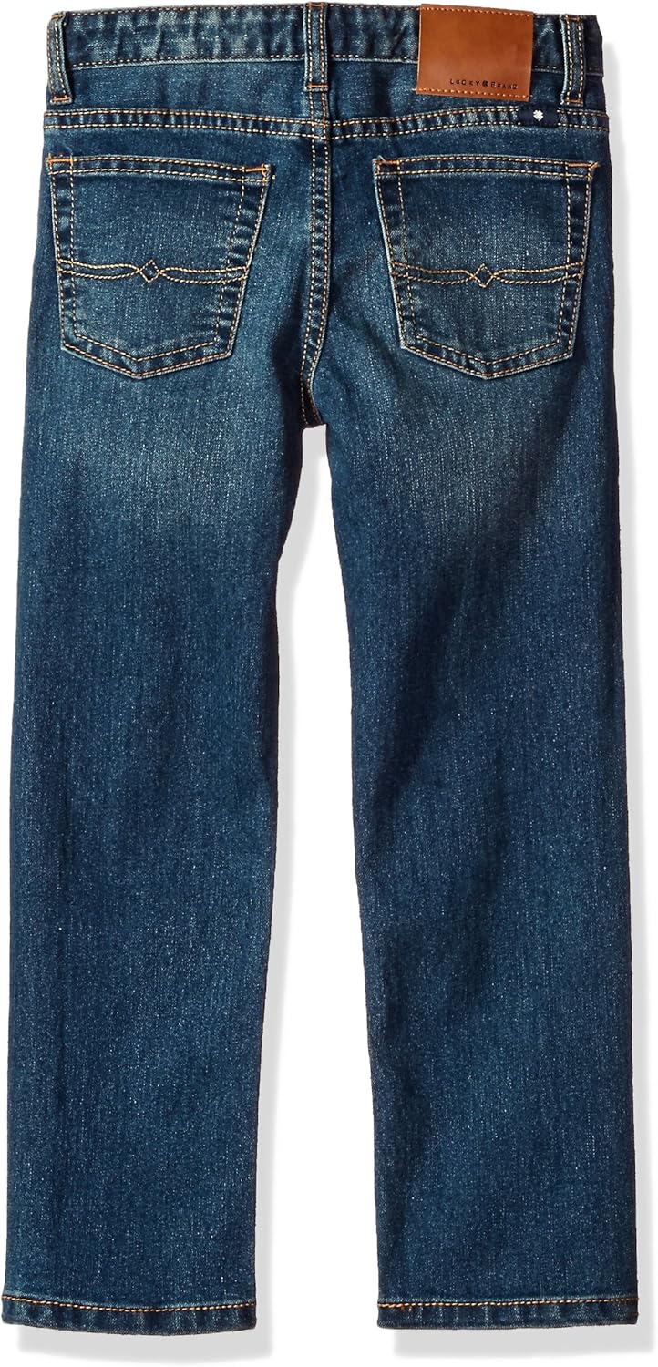 Lucky Brand Boys' 5-Pocket Skinny Fit Denim Jean: Clothing