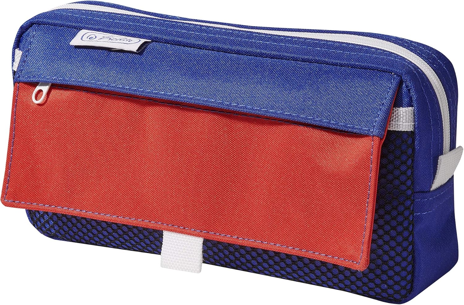Herlitz 50039012 Pencil Case with 2 Outer Pockets, Maritime, 21.5 x 5.5 x 11.5 cm, Maritime, 21.5 cm
