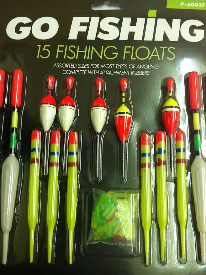 15 Fishing Floats Assorted Sizes for most types of Angling Amazon.co