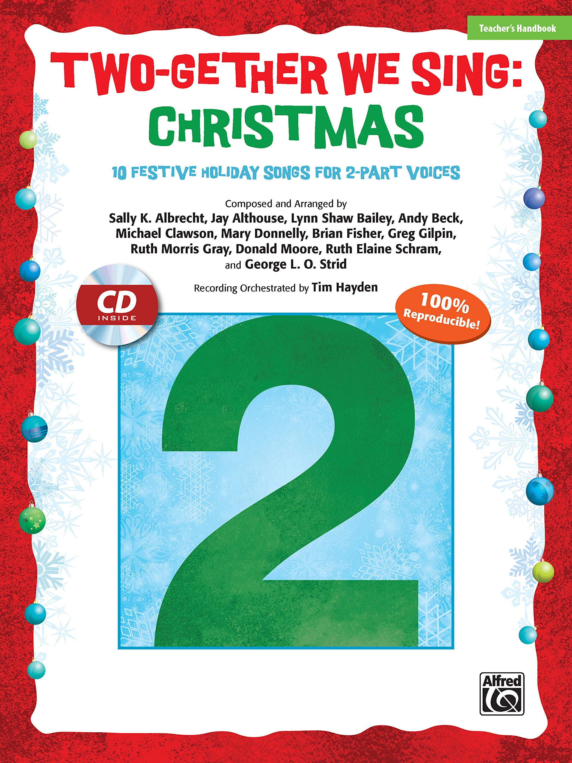 Two-Gether We Sing: Christmas: 10 Festive Arrangements for 2-Part Voices (Kit), Book & Enhanced CD