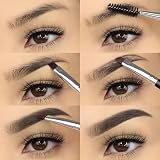 STUDIO 5 Duo Eyebrow Brush & Spoolie Impora London Flat Angled Brush view 5