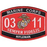 0311 Rifleman MOS Collectible Novelty Patch