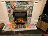 Tile Style Decals 48pk Victorian Mosaic Kitchen Bathroom Tile Stickers view 2