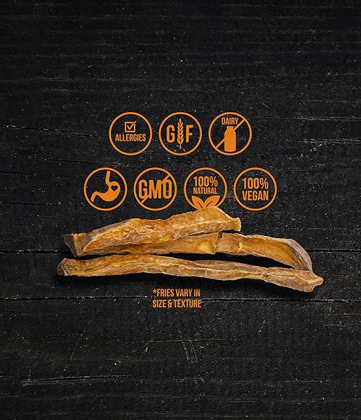 WHOLESOME PRIDE SWEET POTATO FRIES ALL-NATURAL SINGLE INGREDIENT DOG TREATS, 16 OZ