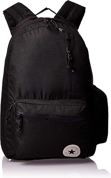 converse black backpack