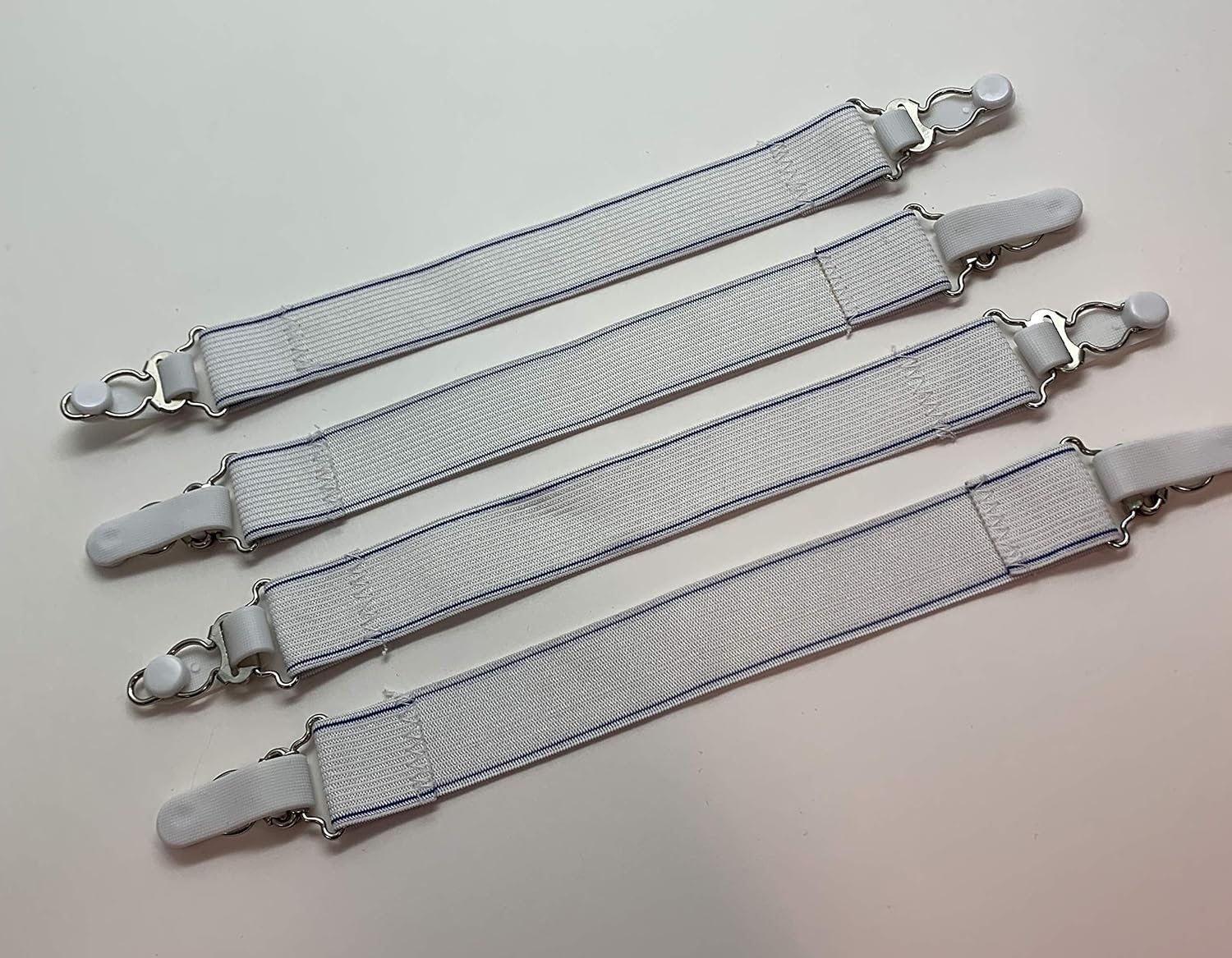 Fresh Ideas Bed Sheet Straps – Easy to Use Sheet Holders Adjustable to Fit All Size Beds, 4 Pack: Home & Kitchen