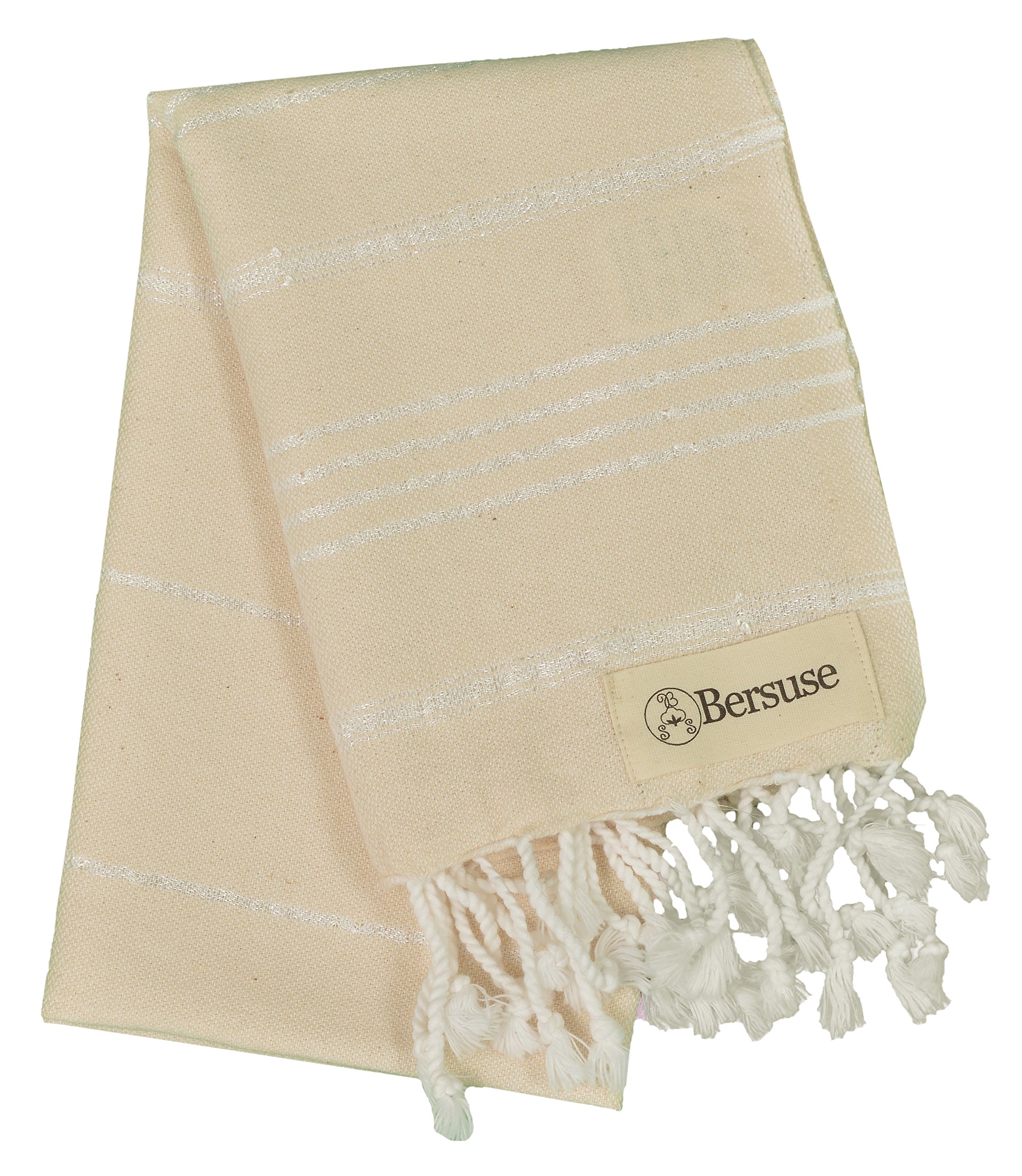 Bersuse 100% Cotton - Anatolia Turkish Hand Towel - Natural — image 1