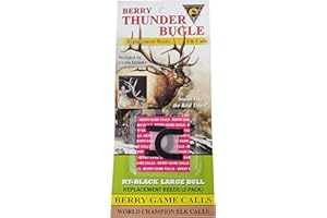 BIG BULL RTBLK Thunder Bugle Thin Repl Reed Blk 2Pk
